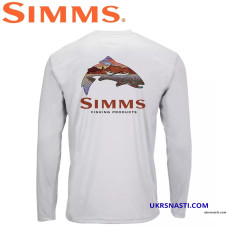 Реглан Simms Solar-Tech Tee Brown Trout Sterling